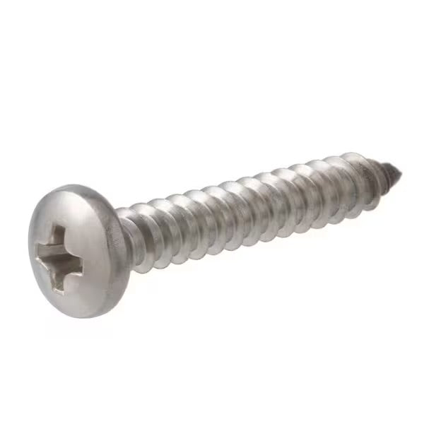 #6 x 1/2" Pan Head Screw 316 Stainless Steel