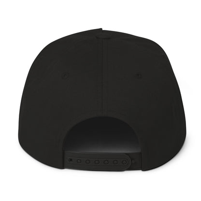 Flat Bill Cap - Stealth Grouper Logo