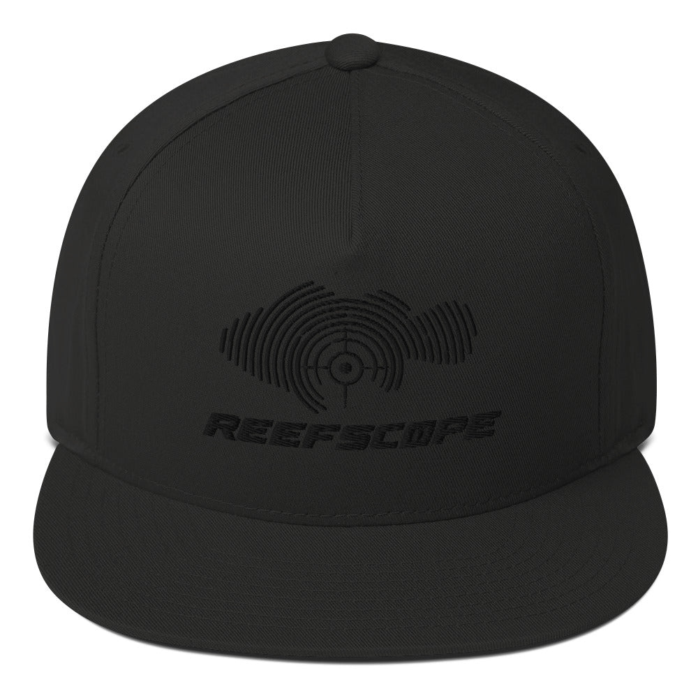 Flat Bill Cap - Stealth Grouper Logo