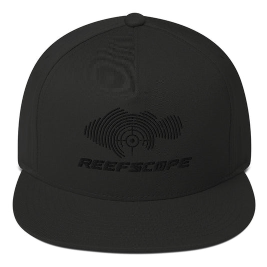 Flat Bill Cap - Stealth Grouper Logo