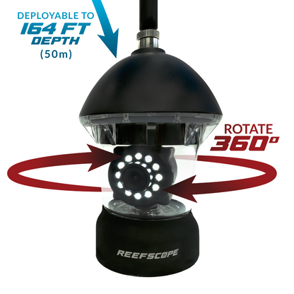 Scout 360 Kit - Deployable Dropdown Camera Underwater Live Video System 7" Monitor - 50m cable (164ft)