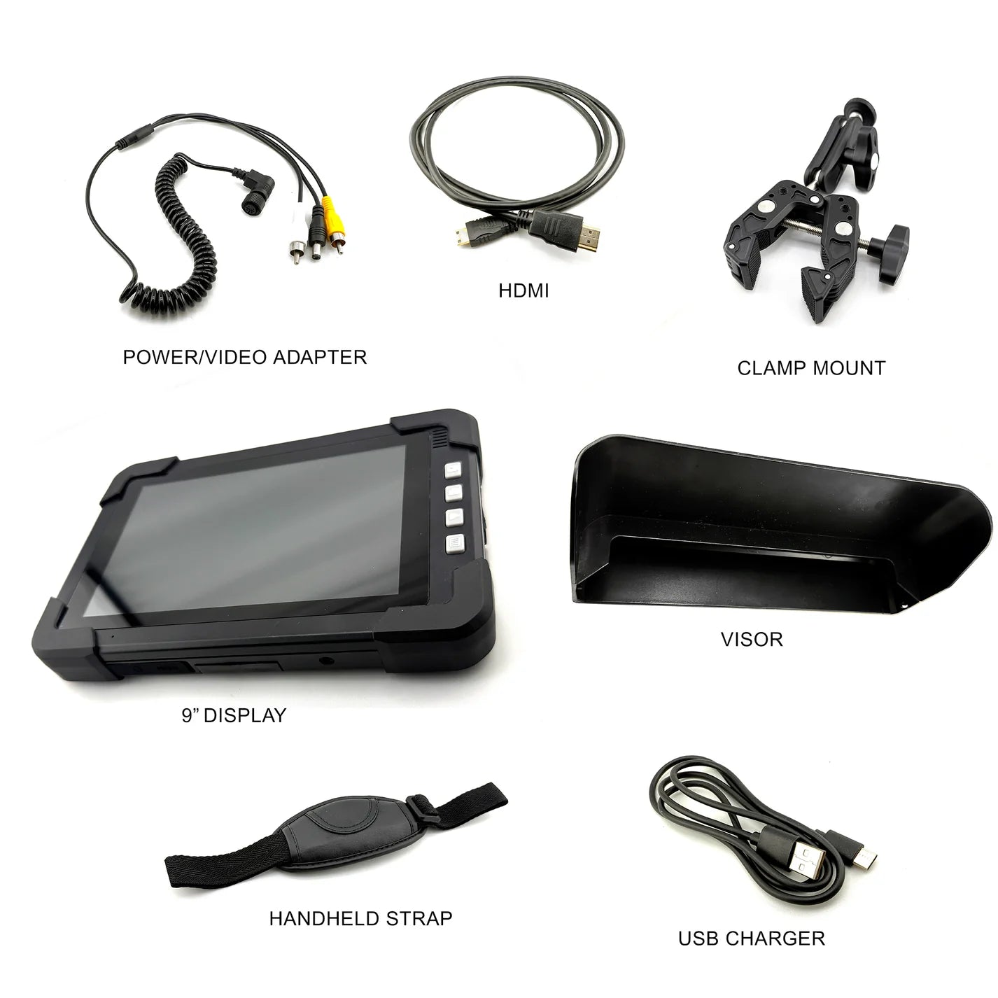 Rover T1 Transom Mount Camera / Sentinel 7" Portable Display COMBO