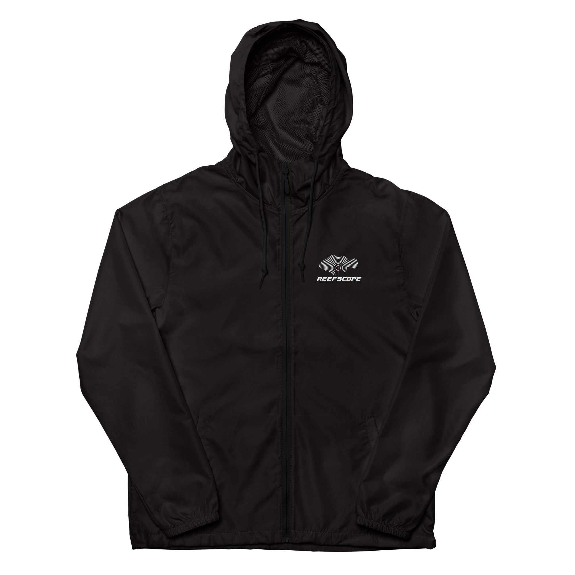 Lightweight zip up windbreaker